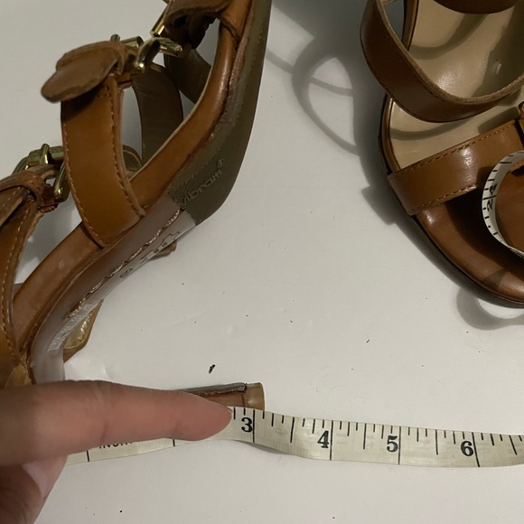 Michael kors brown open toes heels size 6 1/2 - Picture 6 of 6